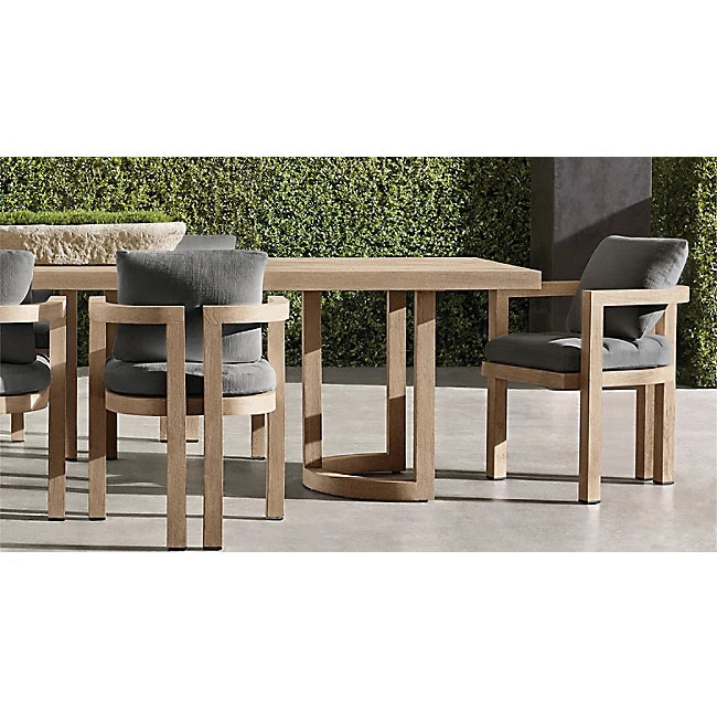 Teak Dining Set 8 Seater Modern Alfresco Outdoor Living Australia