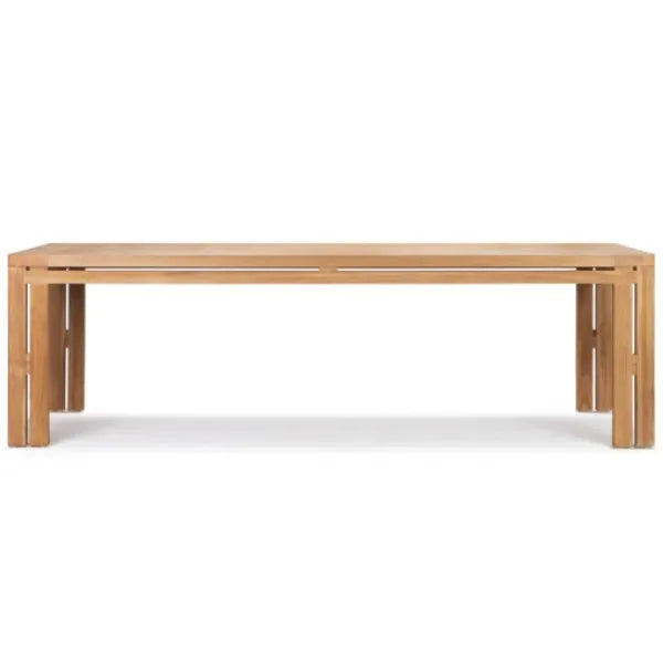 Custom Outdoor Furniture Teak Dining Table Architectural Alfresco Outdoor Living Australia