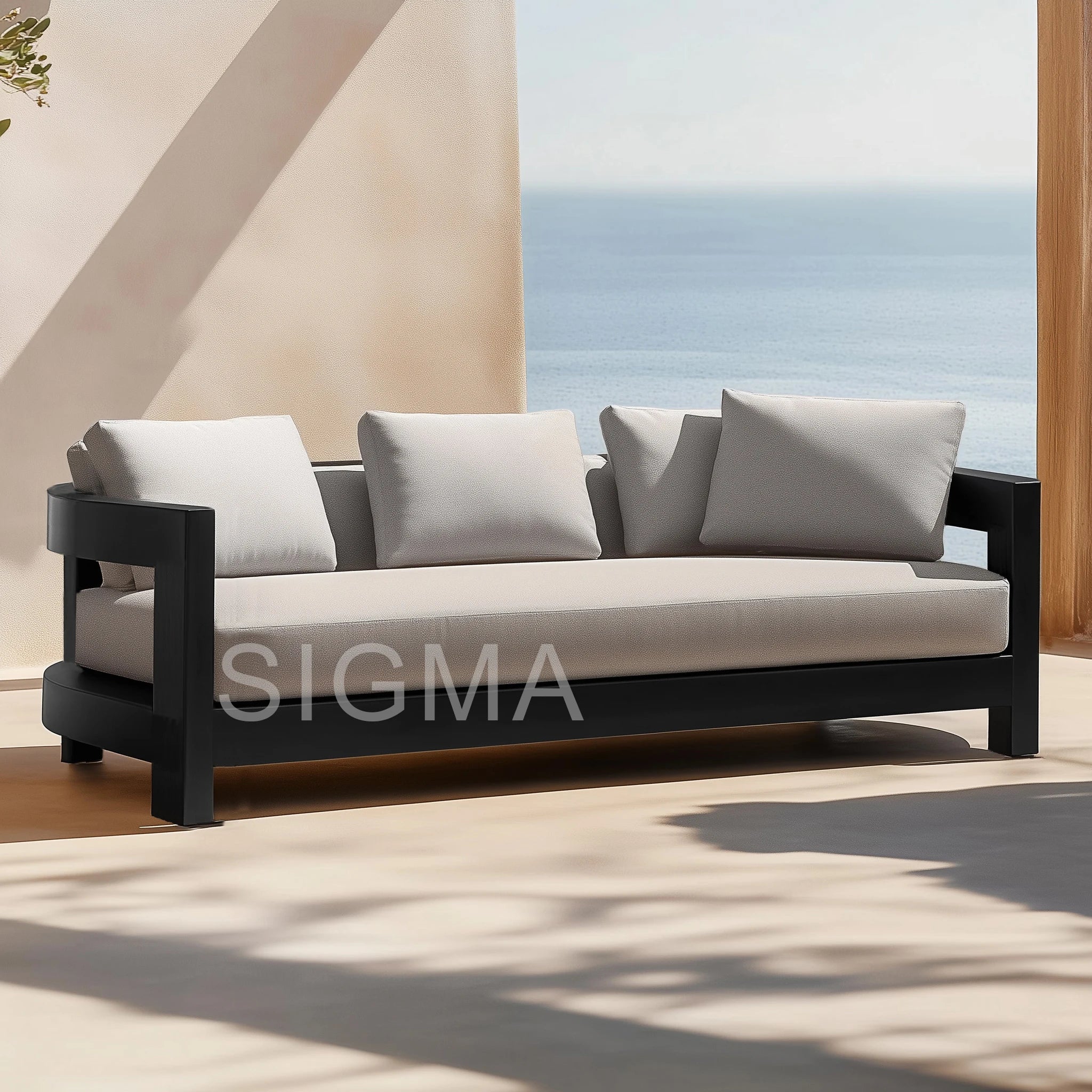 Designer Outdoor Furniture Aluminium Sofa Modular Contemporary Alfresco Outdoor Living Australia