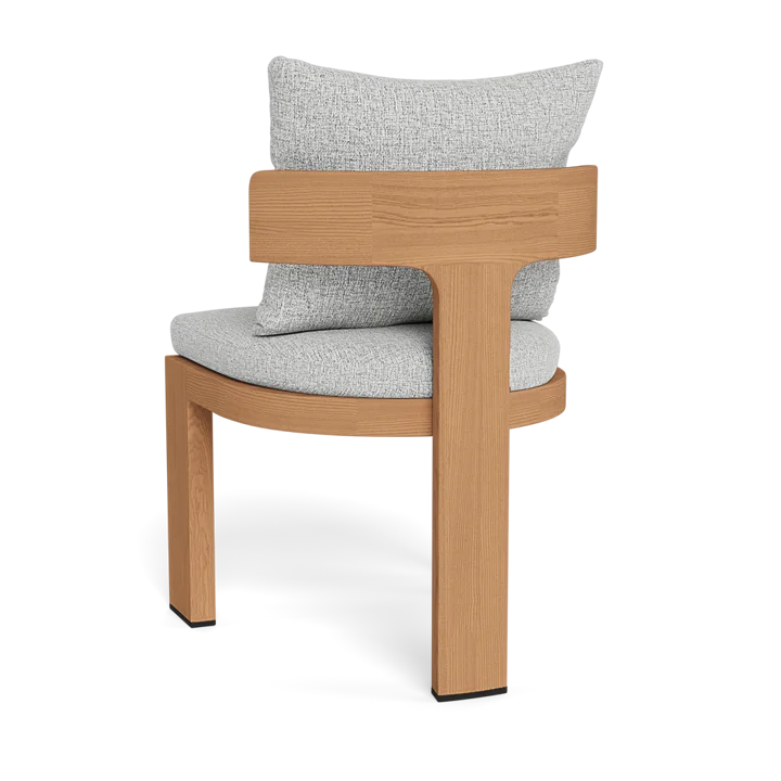 Designer Teak Dining Chair Modern Curved Alfresco Outdoor Living Australia