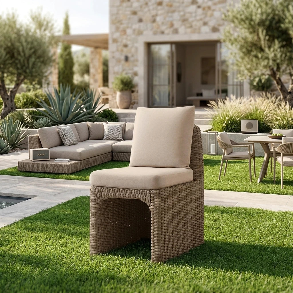 Designer Teak Rope Dining Chair Traditional Alfresco Outdoor Living Australia