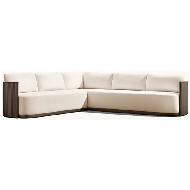 L-Shape Sectional Garden Sofa Set Modern Architectural Alfresco Outdoor Living Australia