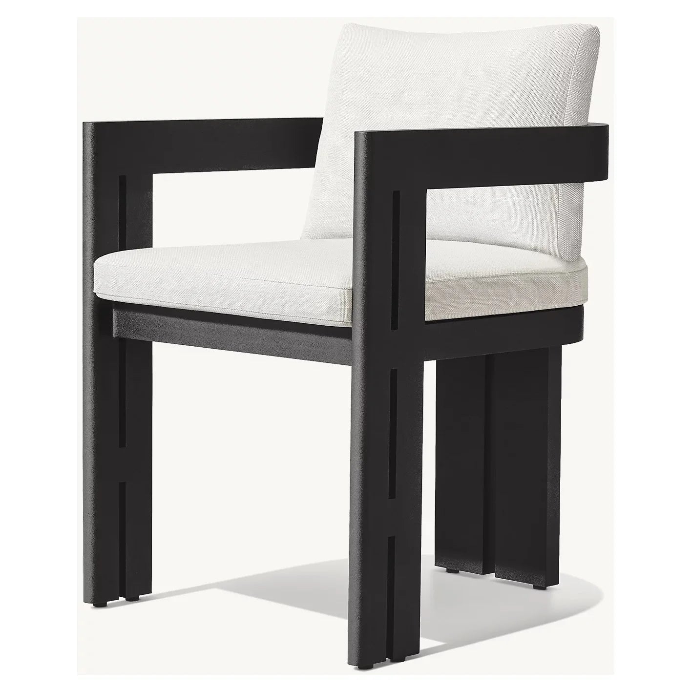 Custom Outdoor Furniture Aluminium T-Backrest Dining Set Modern Alfresco Outdoor Living Australia