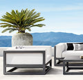 Designer Outdoor Furniture Aluminium Sofa Minimalist Alfresco Outdoor Living Australia