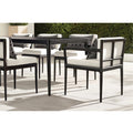 Designer Outdoor Dining Set Back Cross Alfresco Outdoor Living Australia