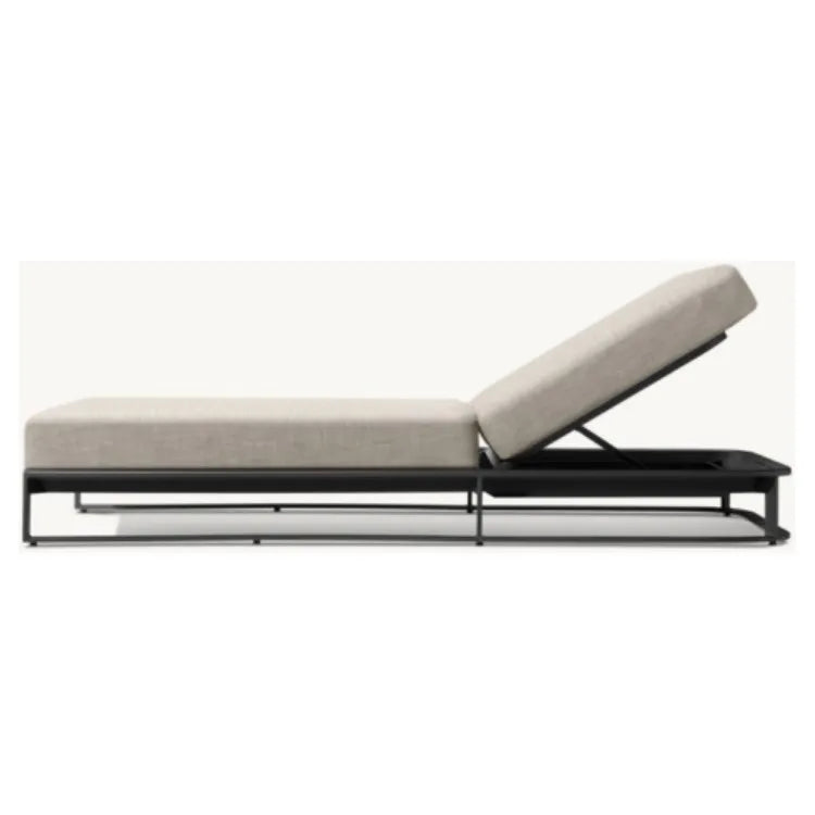 Contemporary Aluminum Sun Lounger Adjustable Daybed Alfresco Outdoor Living Australia