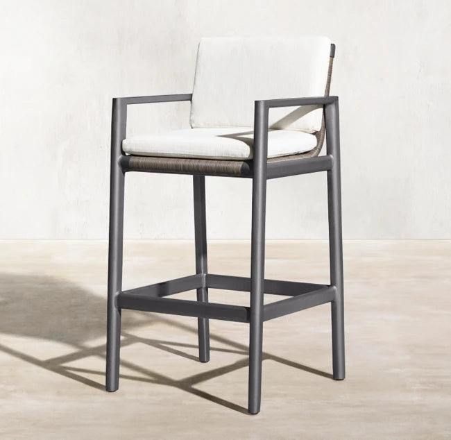 Custom Outdoor Bar Stool Rattan Weave Alfresco Outdoor Living Australia