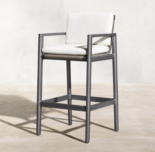 Custom Outdoor Bar Stool Rattan Weave Alfresco Outdoor Living Australia