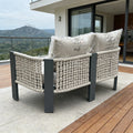 Custom Outdoor Furniture Aluminum Sofa Rope Alfresco Outdoor Living Australia