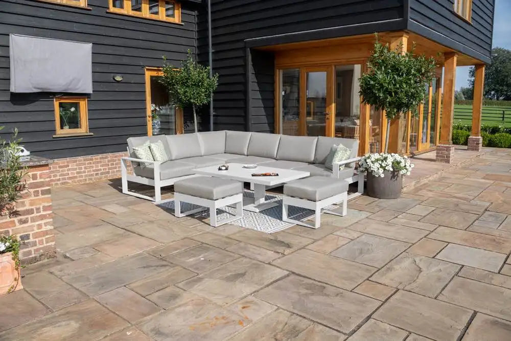 Custom Outdoor Sofa Set Modular Aluminium Lounge Alfresco Outdoor Living Australia