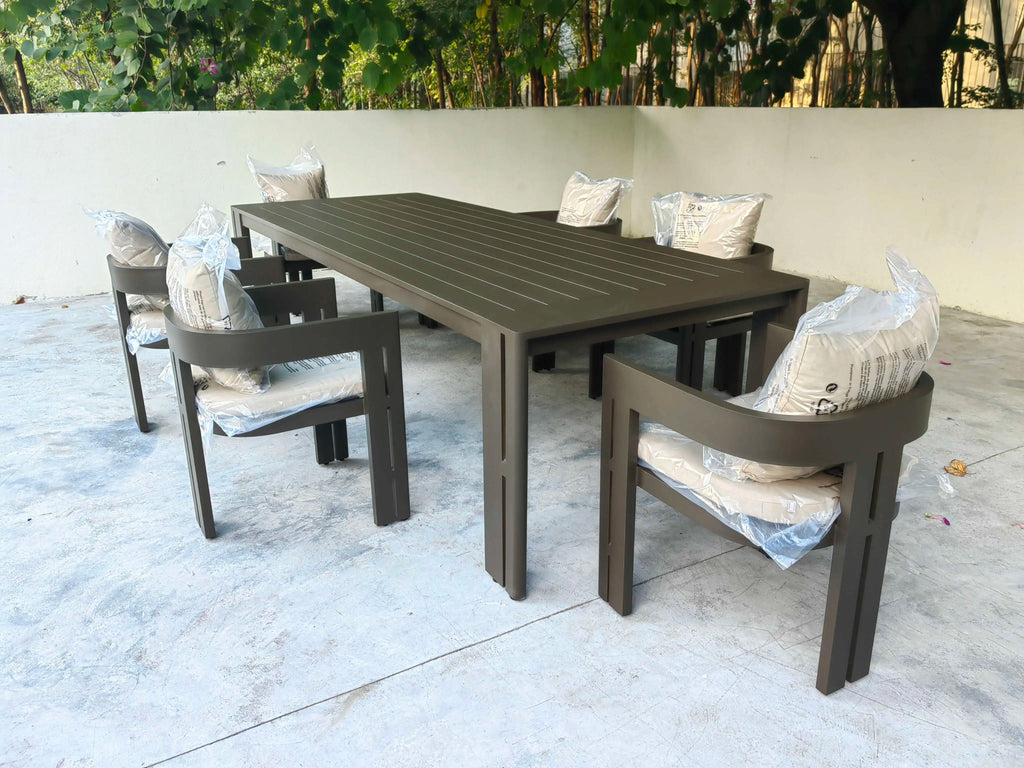 Architectural Outdoor Dining Table Contemporary Alfresco Outdoor Living Australia