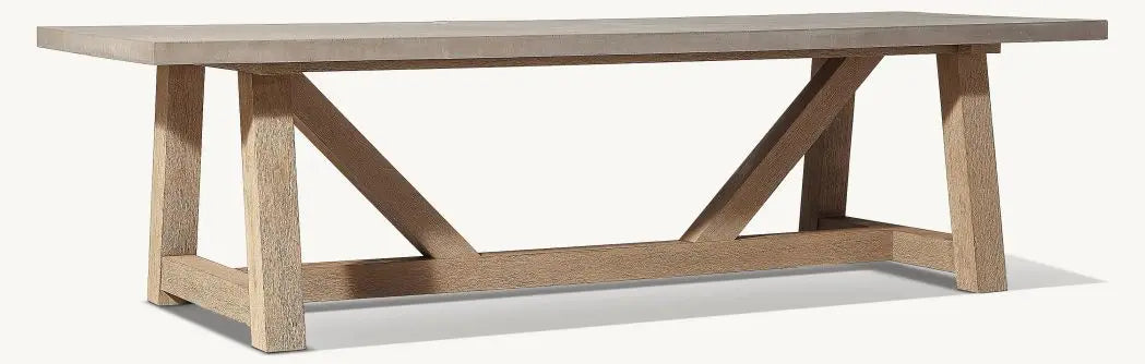 Custom Outdoor Furniture Concrete Table Teak Alfresco Outdoor Living Australia