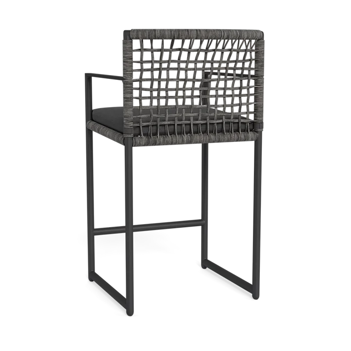 Custom Aluminum Rattan Bar Chair Modern Architectural Alfresco Outdoor Living Australia