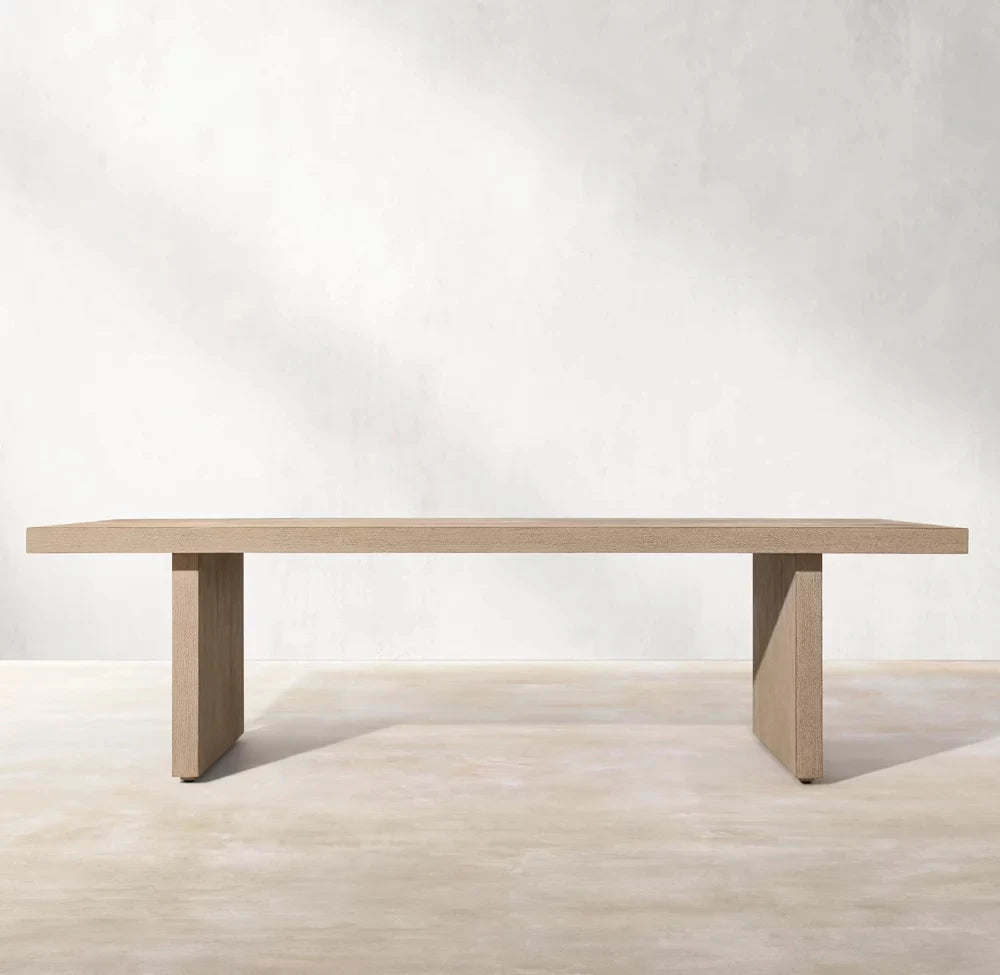 Teak Outdoor Dining Table Solid Wood Alfresco Outdoor Living Australia