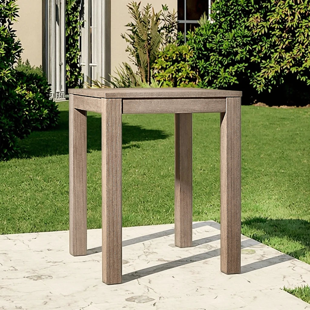 Custom Teak Dining Table Modern Square Alfresco Outdoor Living Australia