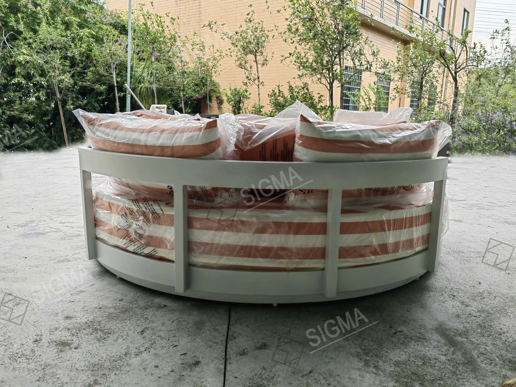 Custom Outdoor Daybed Woven Aluminium Alfresco Outdoor Living Australia