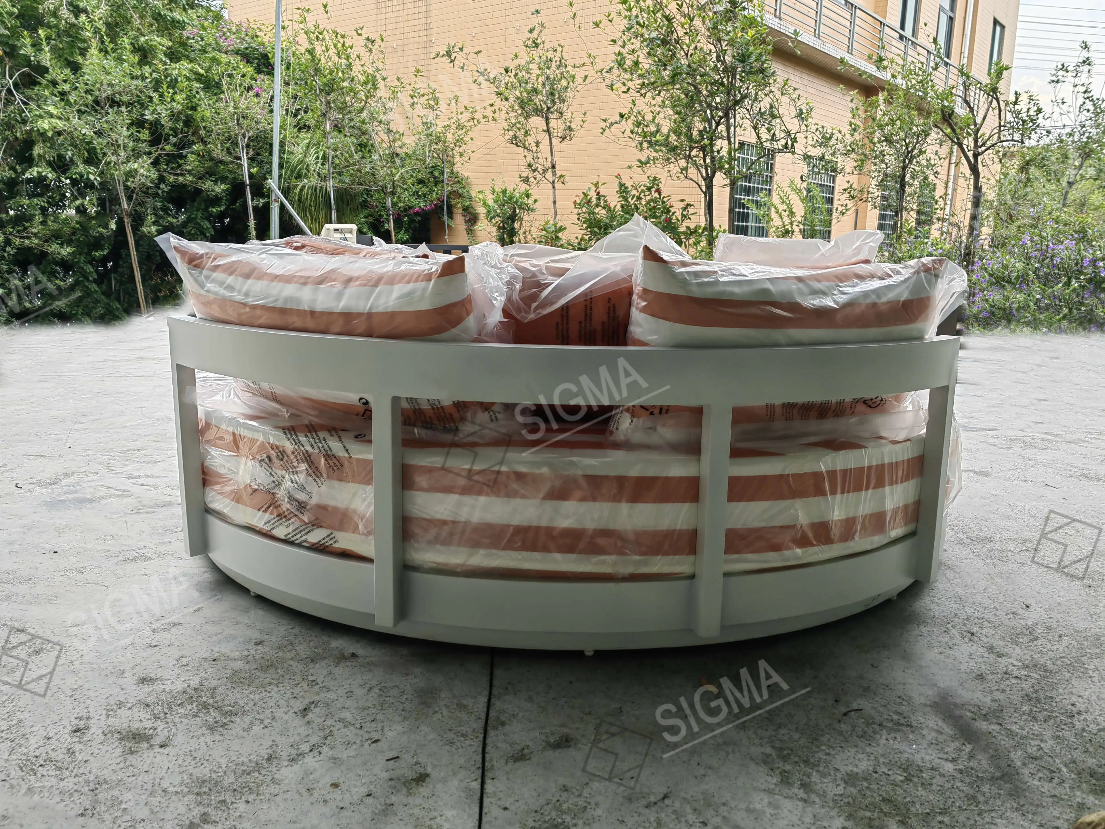 Custom Outdoor Daybed Woven Aluminium Alfresco Outdoor Living Australia