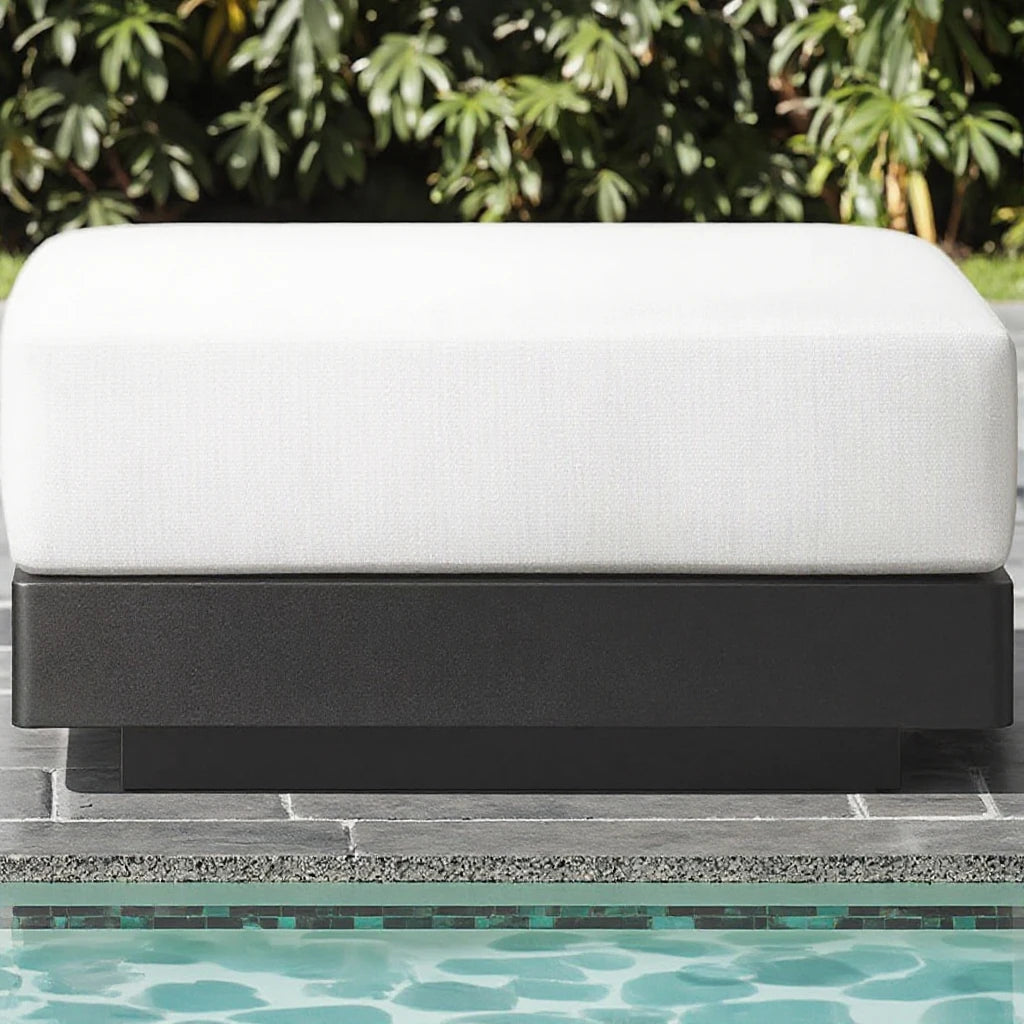 Outdoor Ottoman Stool Modern Minimalist Alfresco Outdoor Living Australia