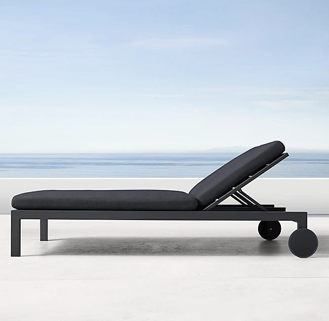 Sun Lounger Double Seat Contemporary Aluminum Alfresco Outdoor Living Australia