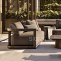 Custom Outdoor Dining Set Modern Aluminum Alfresco Outdoor Living Australia