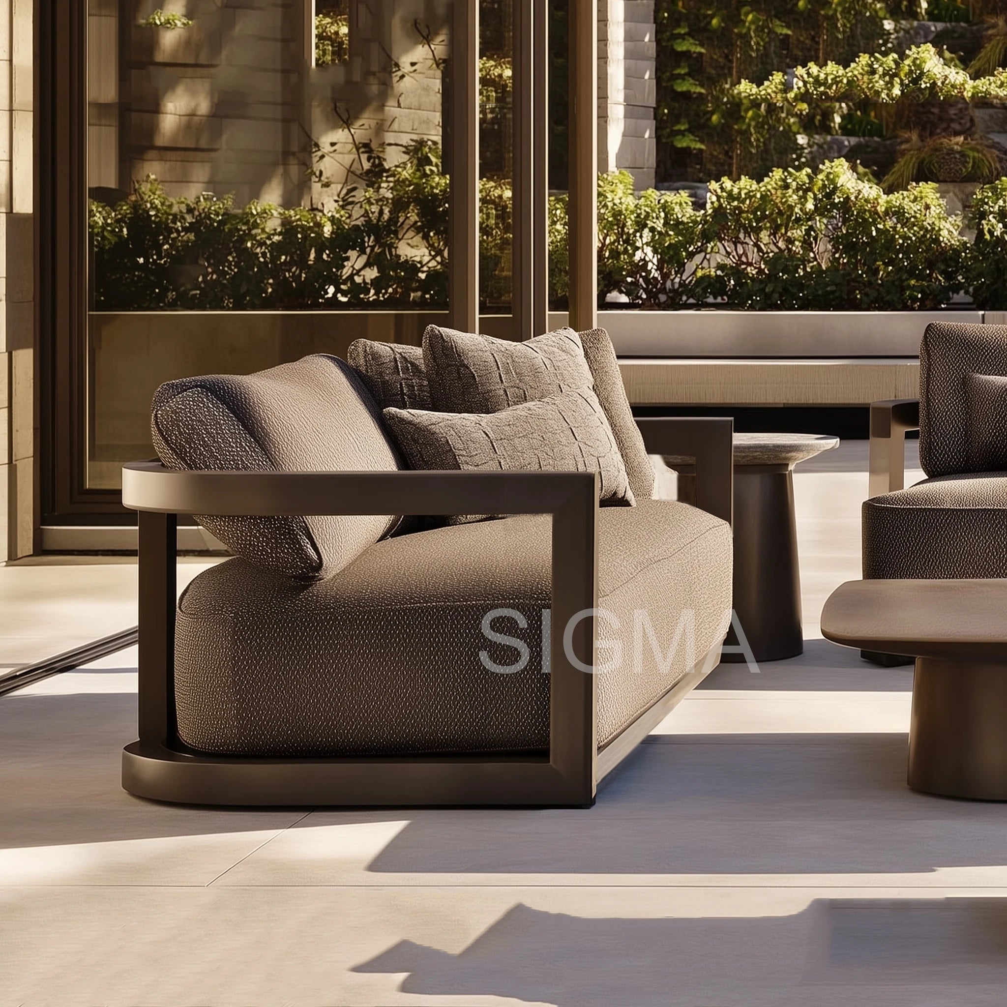 Custom Outdoor Dining Set Modern Aluminum Alfresco Outdoor Living Australia