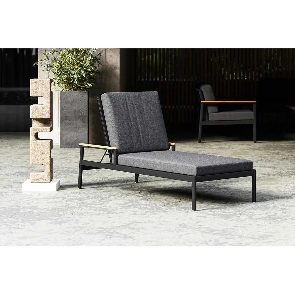 Aluminium Chaise Lounge Sun Lounger Contemporary Alfresco Outdoor Living Australia