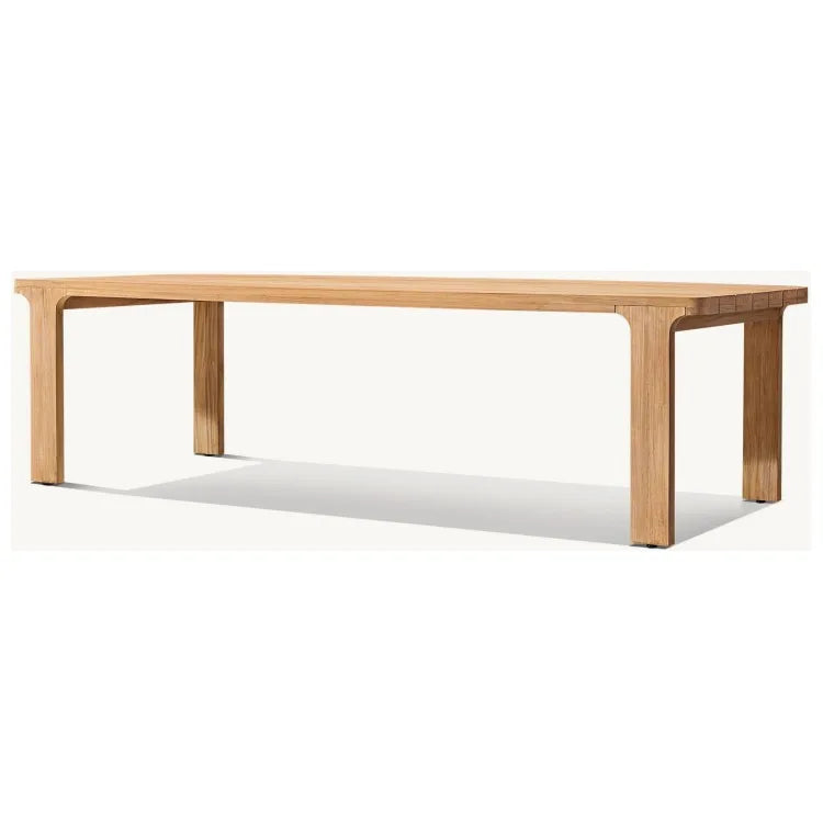 Solid Teak 6 Seater Outdoor Dining Set Traditional Timber Alfresco Outdoor Living Australia