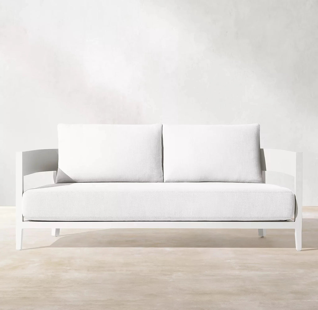 Custom Outdoor Furniture Sofa Curved Armrest Alfresco Outdoor Living Australia