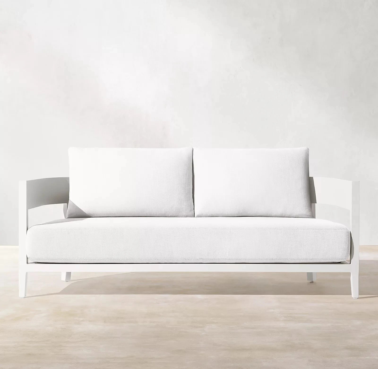 Custom Outdoor Furniture Sofa Curved Armrest Alfresco Outdoor Living Australia