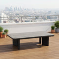Custom Outdoor Coffee Table Minimalist Tubular Design Alfresco Outdoor Living Australia