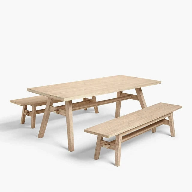 Custom Teak Dining Table Solid Wood Alfresco Outdoor Living Australia