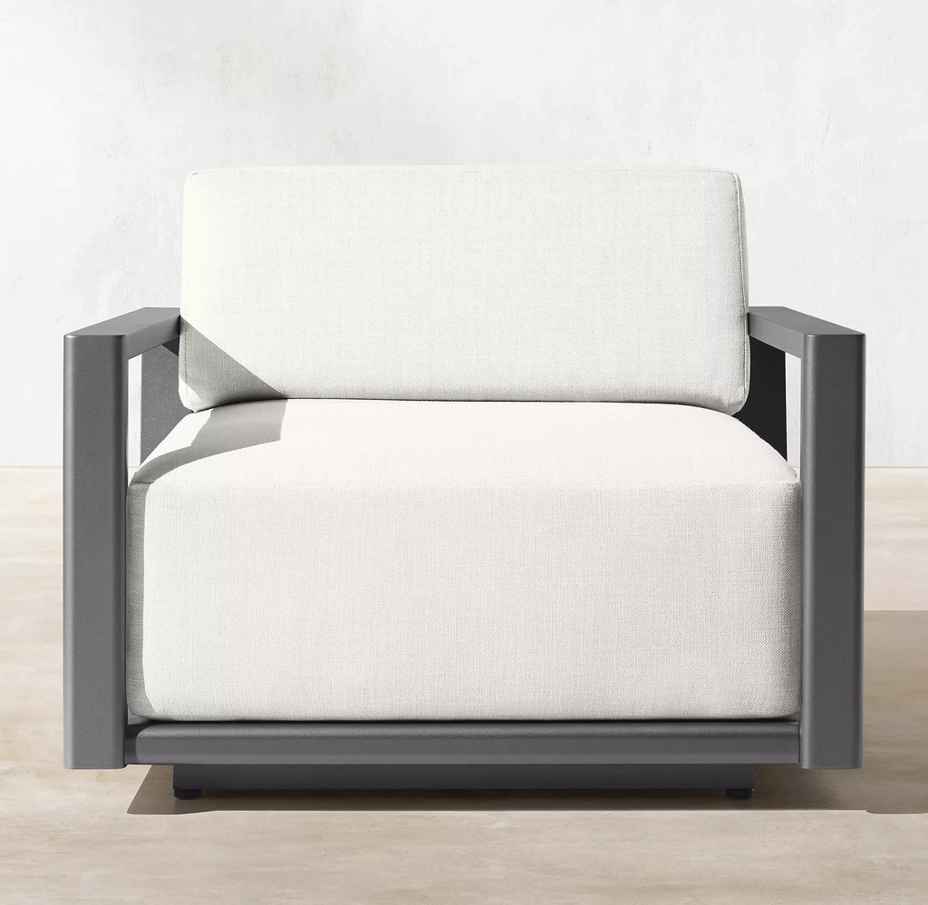 Rattan Lounge Chair Contemporary Sculptural Alfresco Outdoor Living Australia