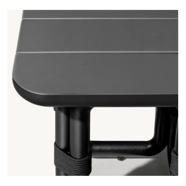 Handwoven Outdoor Side Table Aluminium Alfresco Outdoor Living Australia