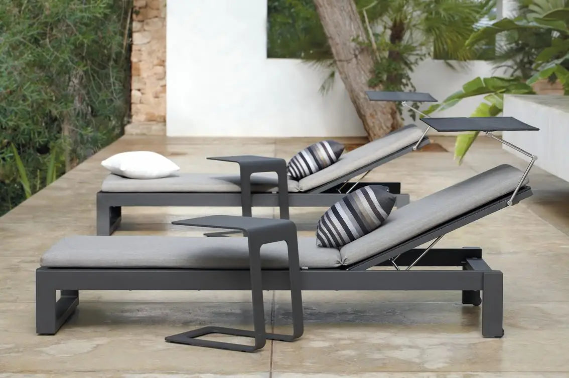 Designer Outdoor Furniture Sun Lounger Contemporary Alfresco Outdoor Living
