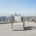 Designer Outdoor Furniture Single Sofa Chair Woven Rope Alfresco Australia