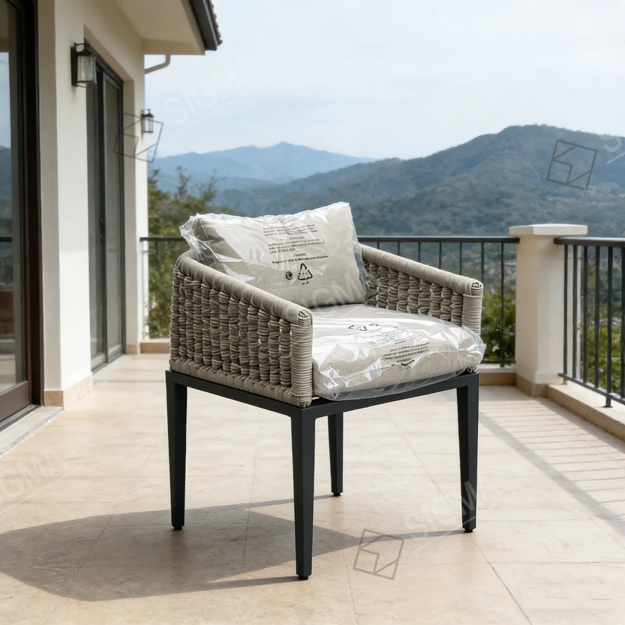 Custom Outdoor Furniture Aluminum Sofa Rope Alfresco Outdoor Living Australia
