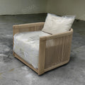 Custom Aluminium Outdoor Lounge Chair Sculptural Alfresco Outdoor Living Australia