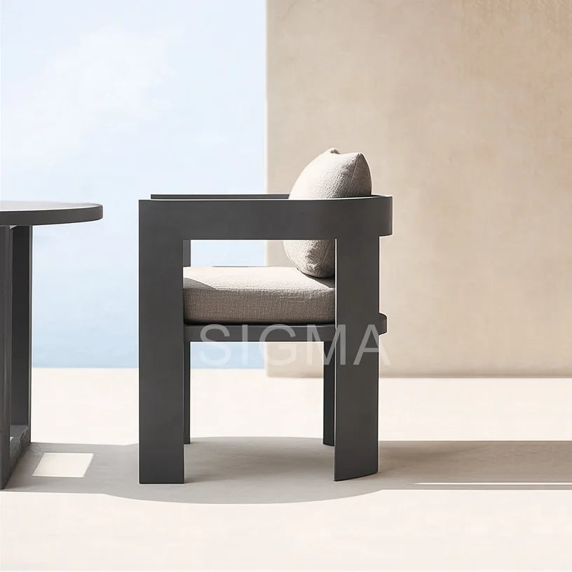 Designer Aluminium Outdoor Dining Set Modern Alfresco Outdoor Living Australia