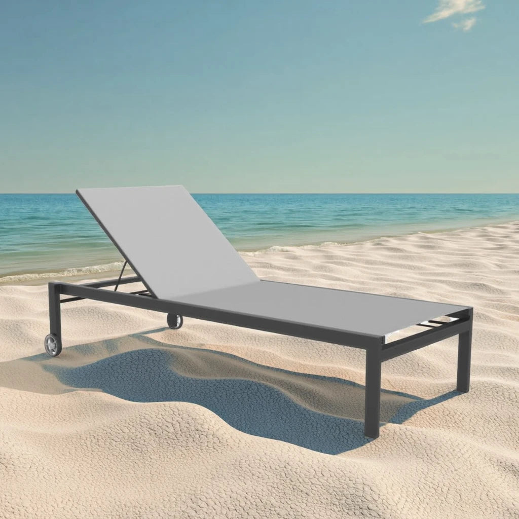 Modern Designer Sun Lounger Contemporary Aluminum Alfresco Outdoor Living Australia