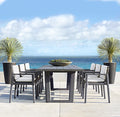 Custom Outdoor Dining Set 6 Seater Modern Rattan Alfresco Outdoor Living Australia