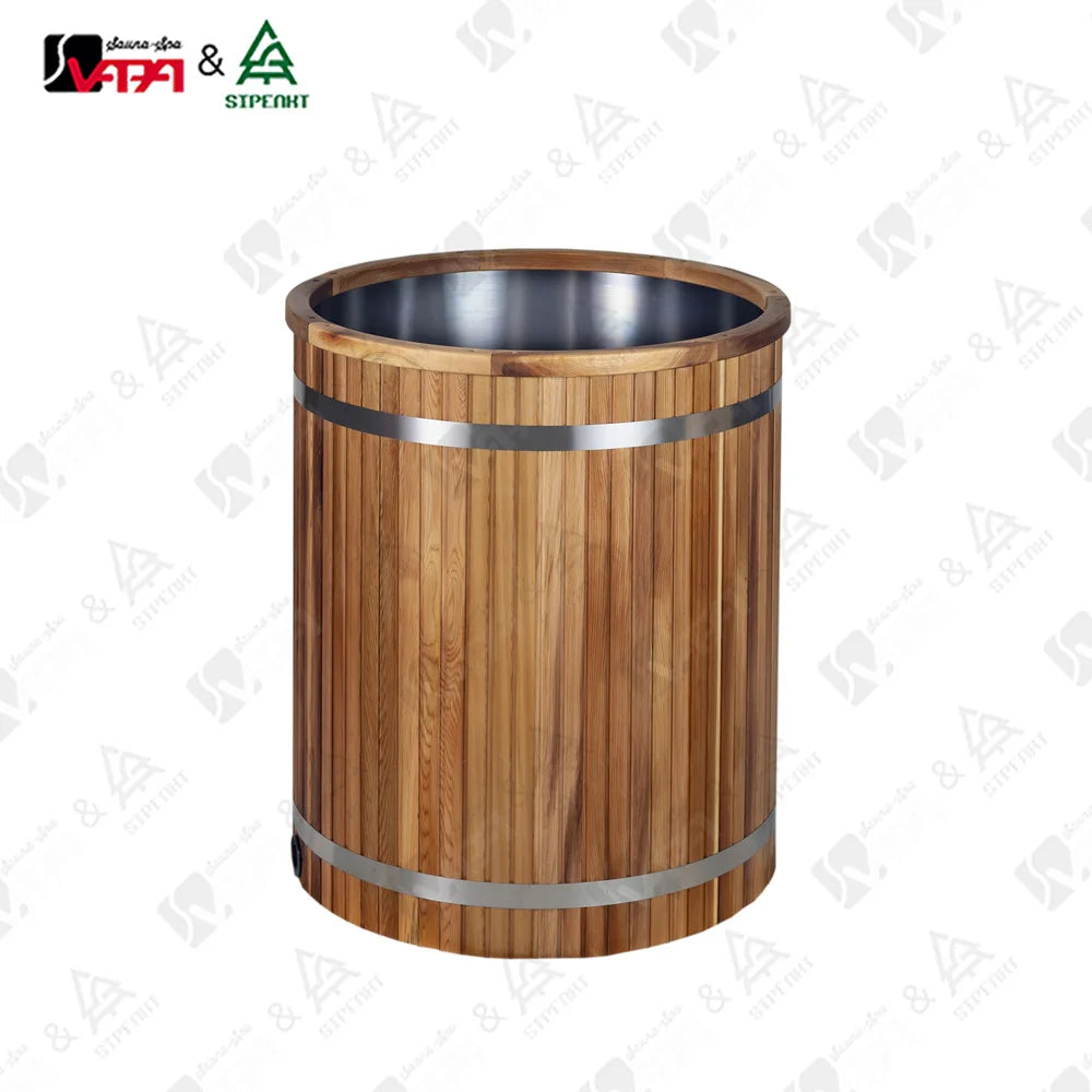 Red Cedar Barrel Sauna Modern Alfresco Outdoor Living Australia