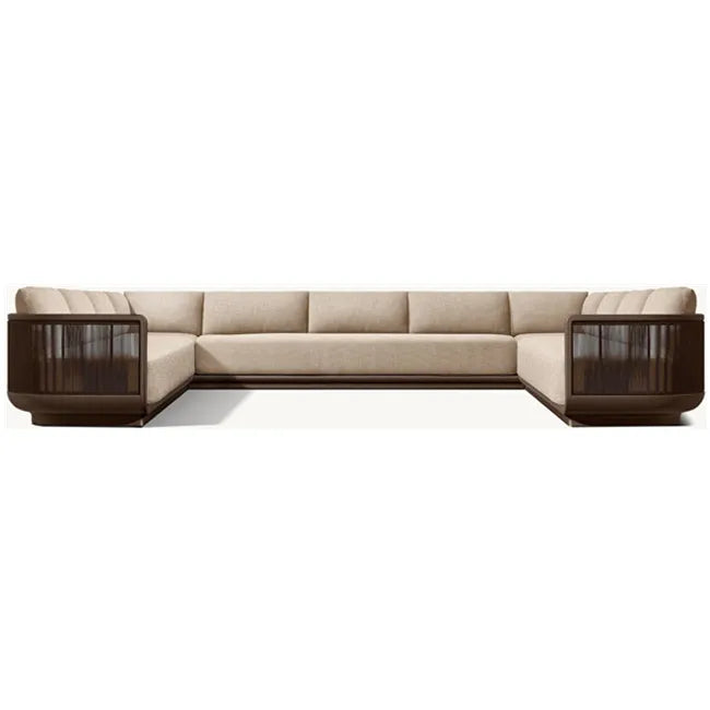 Outdoor Sectional Sofa Aluminum Rope Contemporary Modular Alfresco Outdoor Living