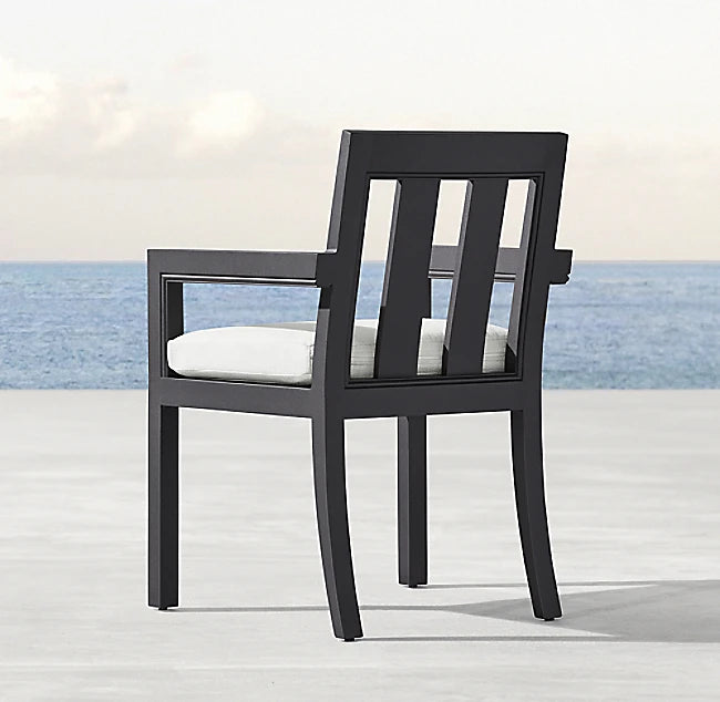 Aluminium 8 Seater Outdoor Dining Set Contemporary Architectural Design