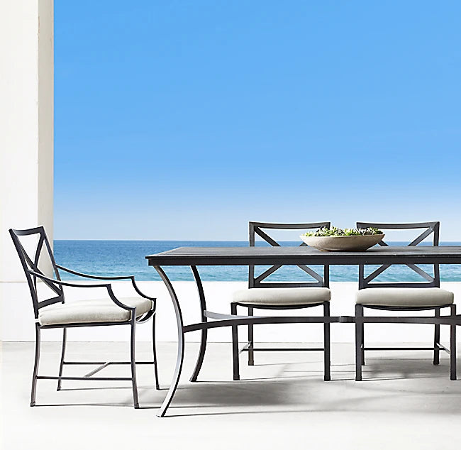 Custom Outdoor Dining Set Aluminum Table and Chairs Alfresco Outdoor Living Australia