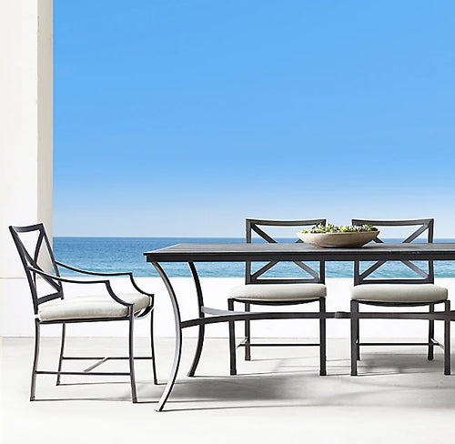 Custom Outdoor Dining Set Aluminum Table and Chairs Alfresco Outdoor Living Australia