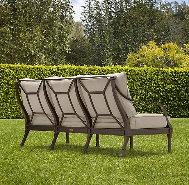 Designer Aluminum Outdoor Sofa Set Minimalist Alfresco Outdoor Living Australia
