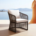 Teak Rope Armchair Designer Outdoor Furniture Alfresco Outdoor Living Australia