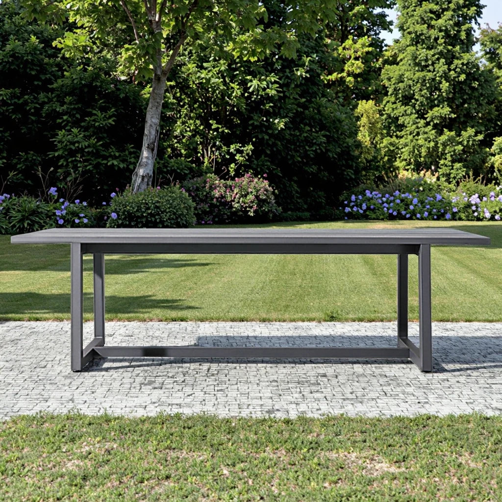 Custom Outdoor Table Aluminium Minimalist Alfresco Outdoor Living Australia