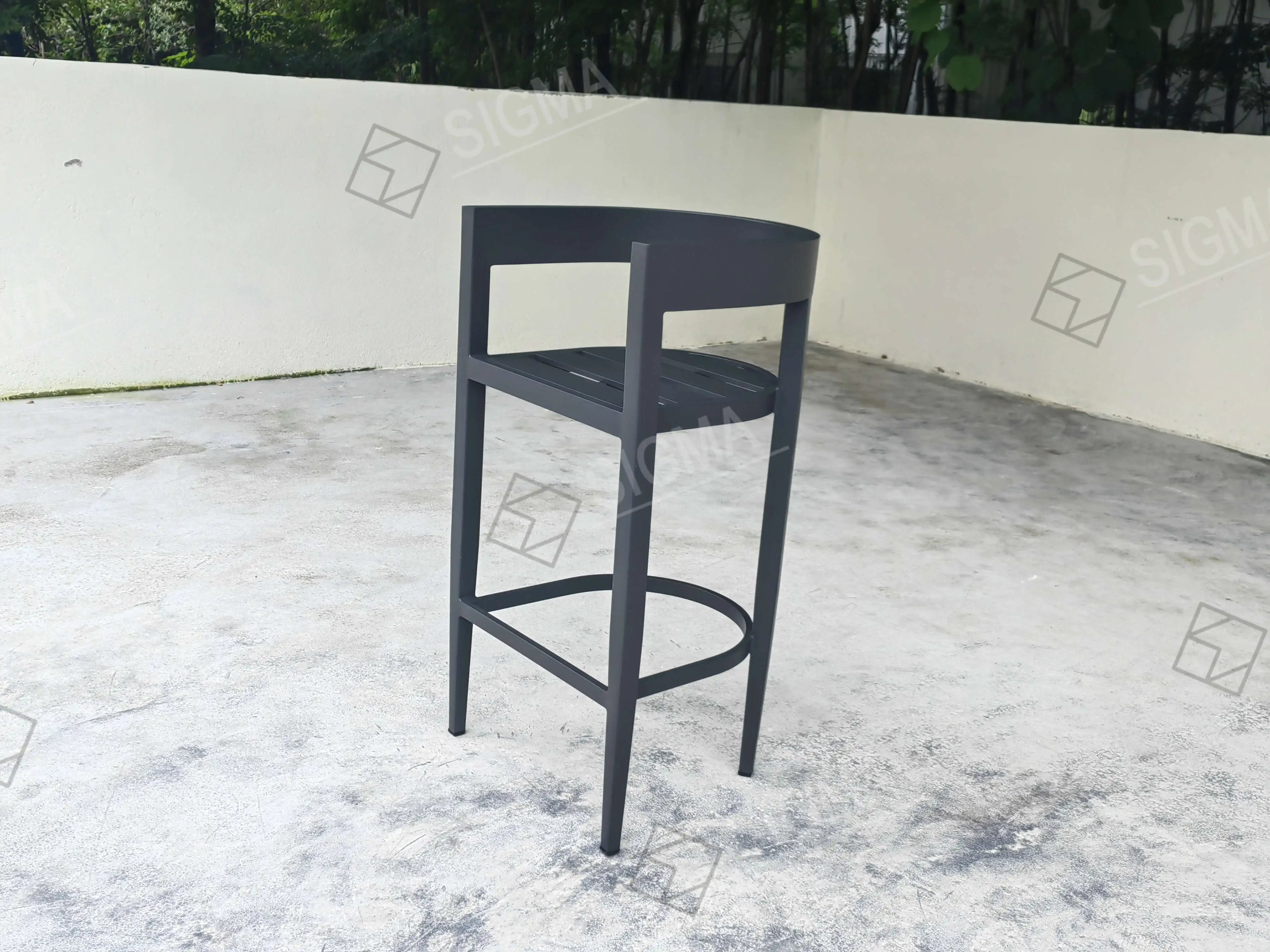 Custom Outdoor Counter Stool Contemporary Aluminum Alfresco Outdoor Living Australia