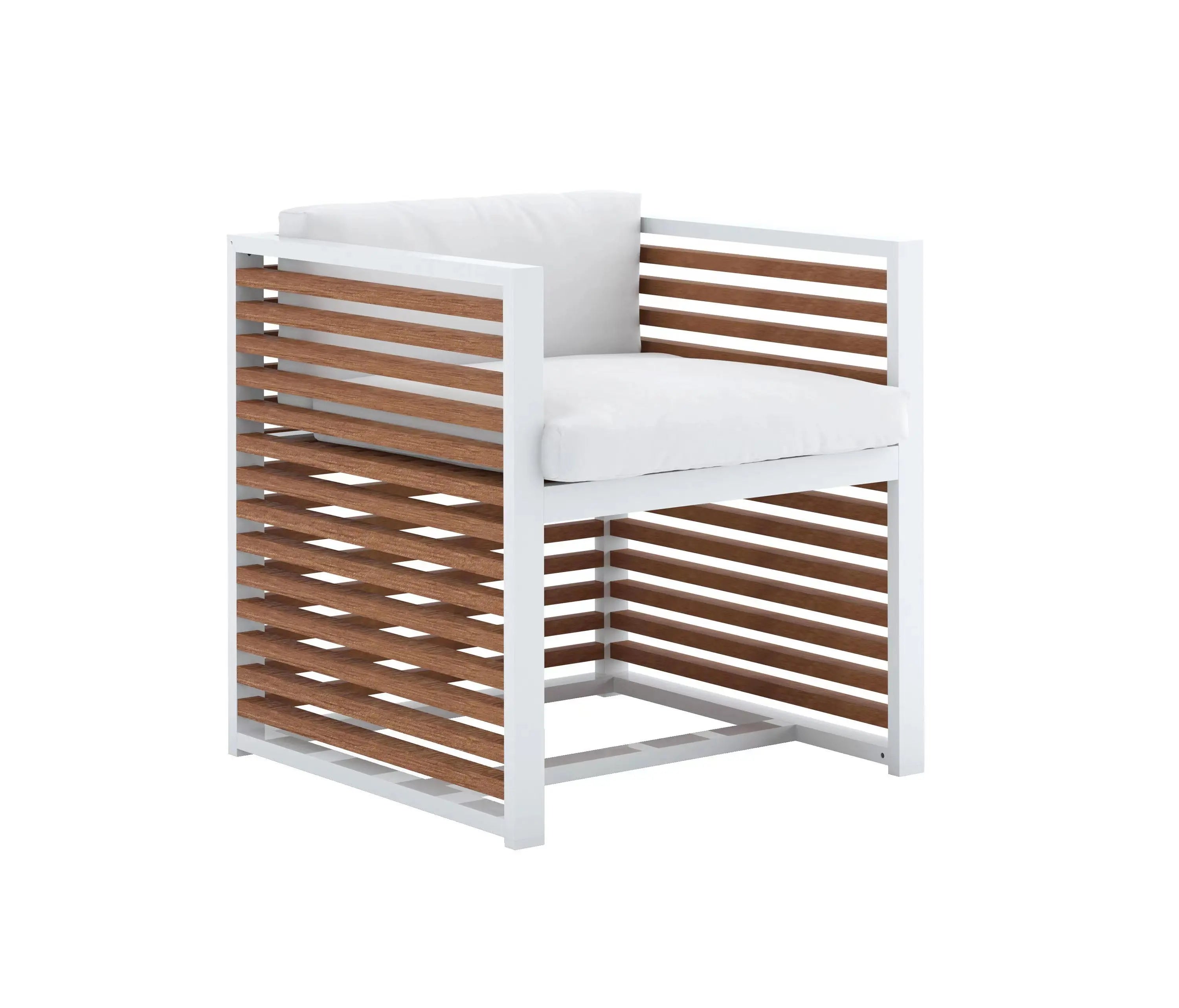 Custom Aluminum Teak Dining Set Modern Coastal Alfresco Outdoor Living Australia